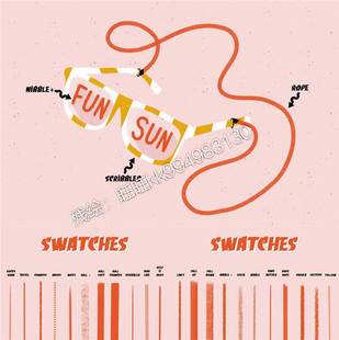 Procreate笔刷 22款草图勾边线条书写绘画iPad画笔大师级画板441