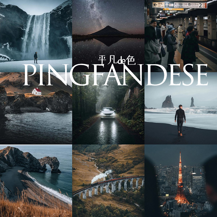 capture one样式 肖像风光森系暗青胶片调色滤镜 C1飞思样式CO688