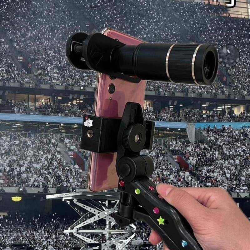 拍摄神器手机望远镜套装演唱会高倍高清长焦外置镜头日夜两用单筒
