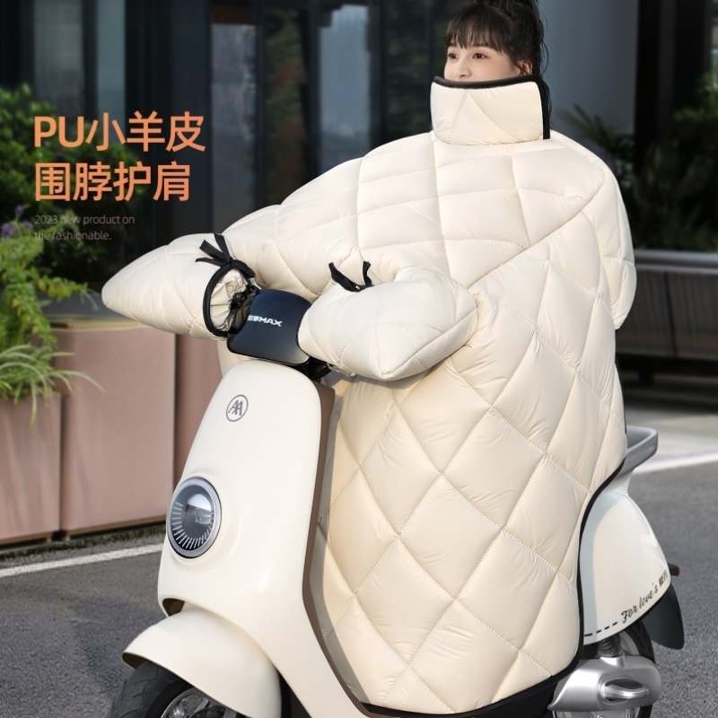 电动车挡风被冬季加大加厚保暖防寒电瓶摩托车防雨防风罩2025新款