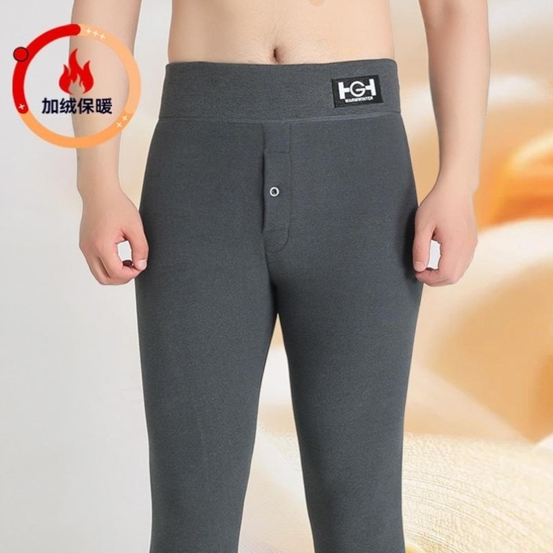 秋冬男士棉裤保暖裤加绒加厚高腰打底裤冬天防寒秋裤一体长裤衬裤,女士内衣/男士内衣/家居服,保暖裤,淘宝优惠券,粉丝福利购,淘宝优惠卷