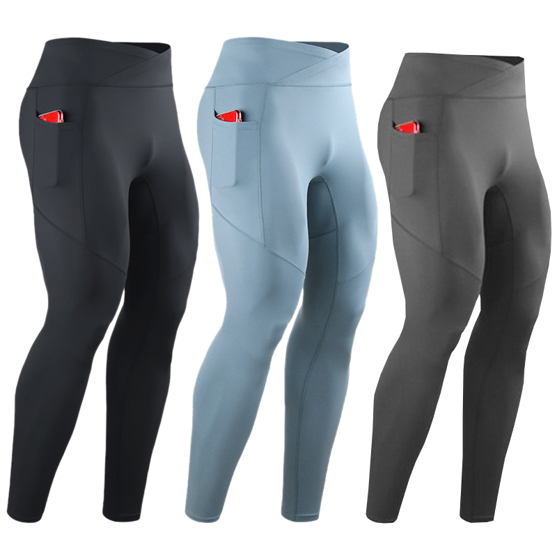 鲨鱼裤男款运动紧身裤