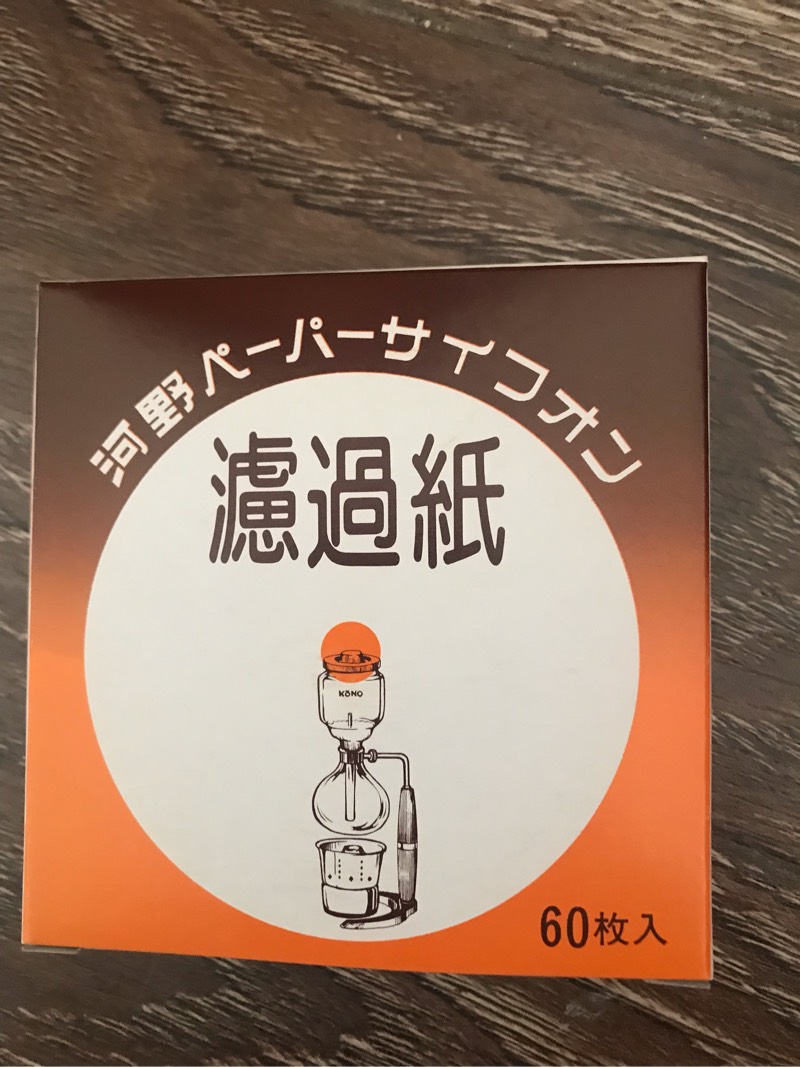 日本kono虹吸壶专用60枚装一盒