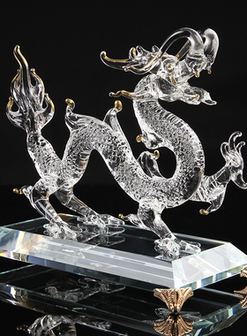 水晶12十二生肖动物鼠牛虎兔龙蛇马羊猴鸡狗猪客厅工艺品招财摆件