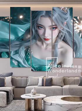 九成八师兄啊师兄国漫二次元壁画