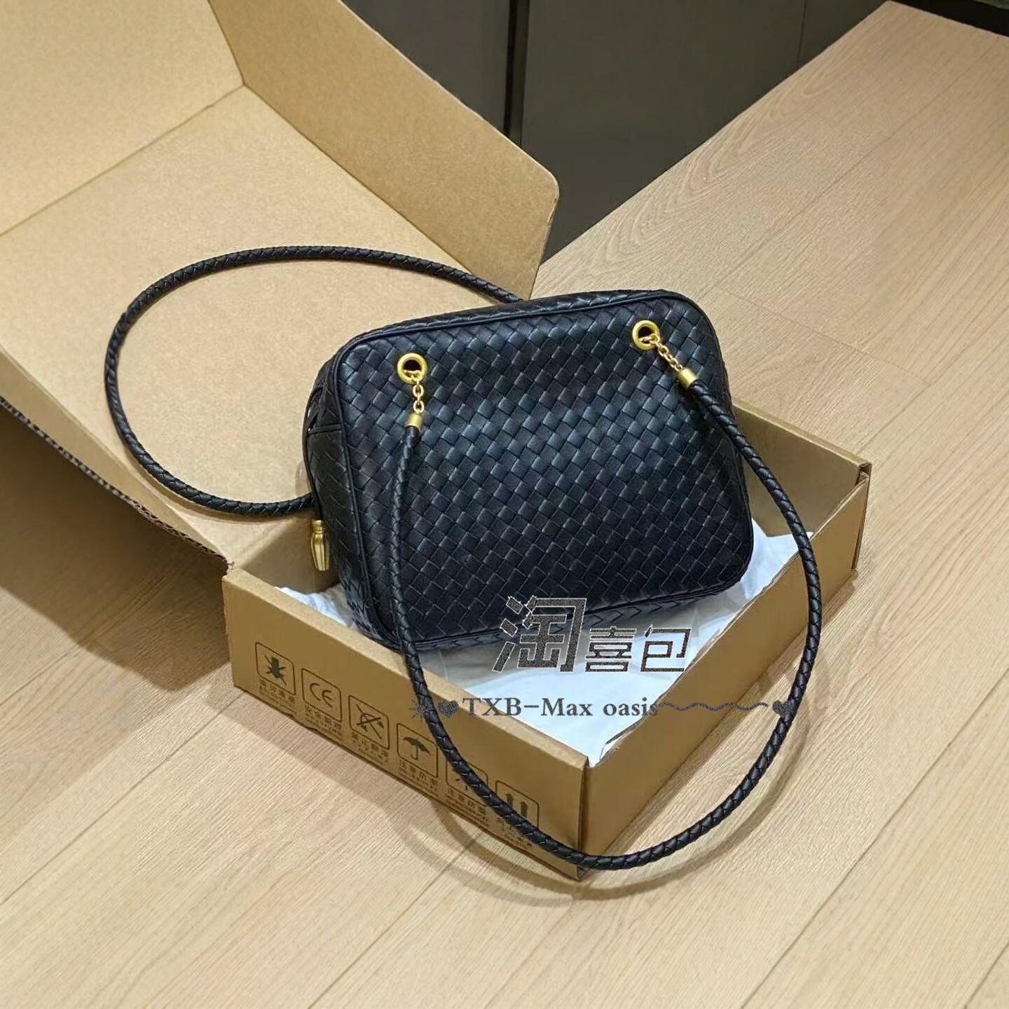 中古Nodini编织相机包女真通用款女包