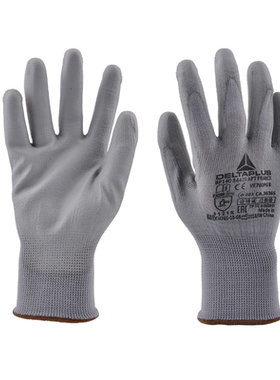 代尔塔201705机修汽车维修服帖透气PU浸塑涂层防滑耐磨防油手套