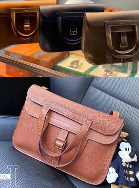 送肩带手感柔软TC头层牛皮Halzan25哈赞包包单肩手提包斜挎女包