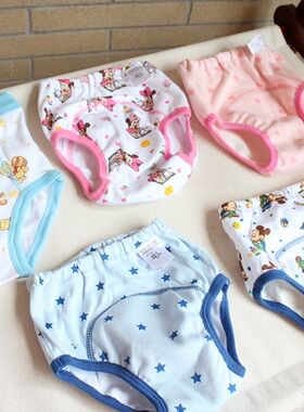 出口日本迪士尼纯棉 隔尿裤 宝宝内裤 儿童短裤三角裤学习裤