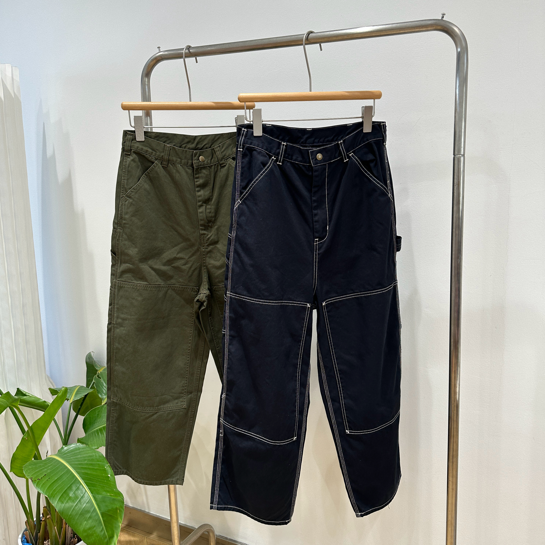 独家~纯元 BEAMS BOY 重磅水洗棉 工装裤