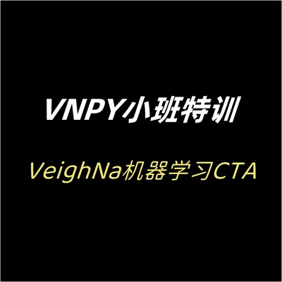 vnpy框架小班特训营veighna机器学习CTA期货量化交易编程开发