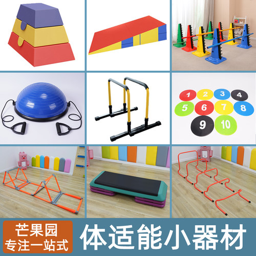 体适能器材儿童体能训练跳高架辅助立定跳远练习幼儿园障碍物器械
