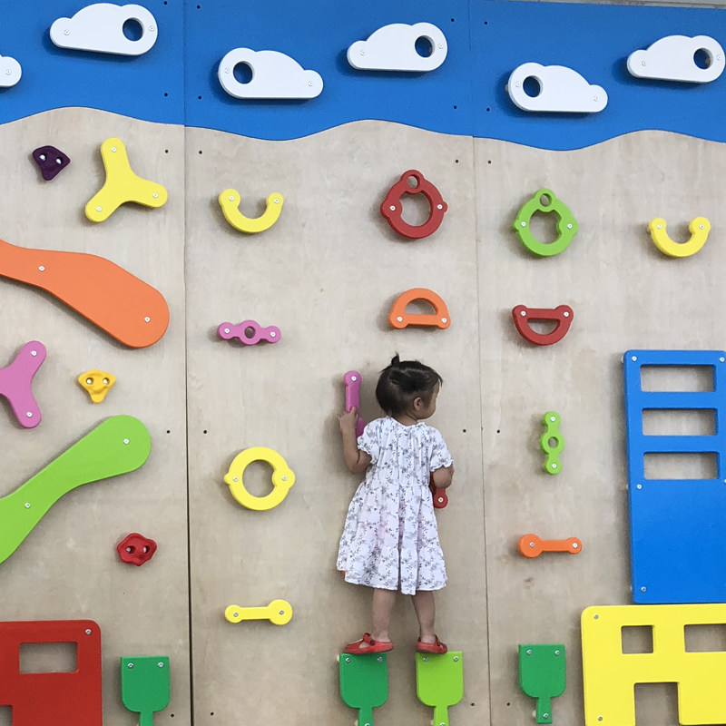 攀岩墙早教儿童感统室内训练器材攀爬运动体能教具平衡攀登架家用