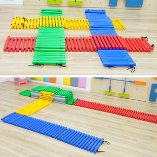 平衡步道插棍精细动作幼儿园儿童感统训练器材家用脚底触觉平衡板