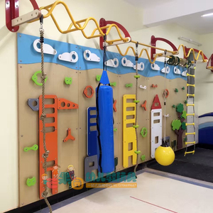 早教感统体能训练墙面攀爬墙板室内儿童运动玩具秋千悬挂全套器材