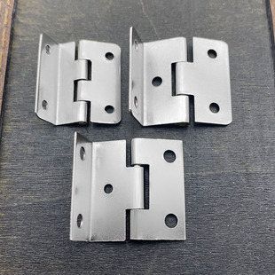 长25mm三折合页链接铰链1寸五孔铁合页折弯木板翻盖折合配螺丝