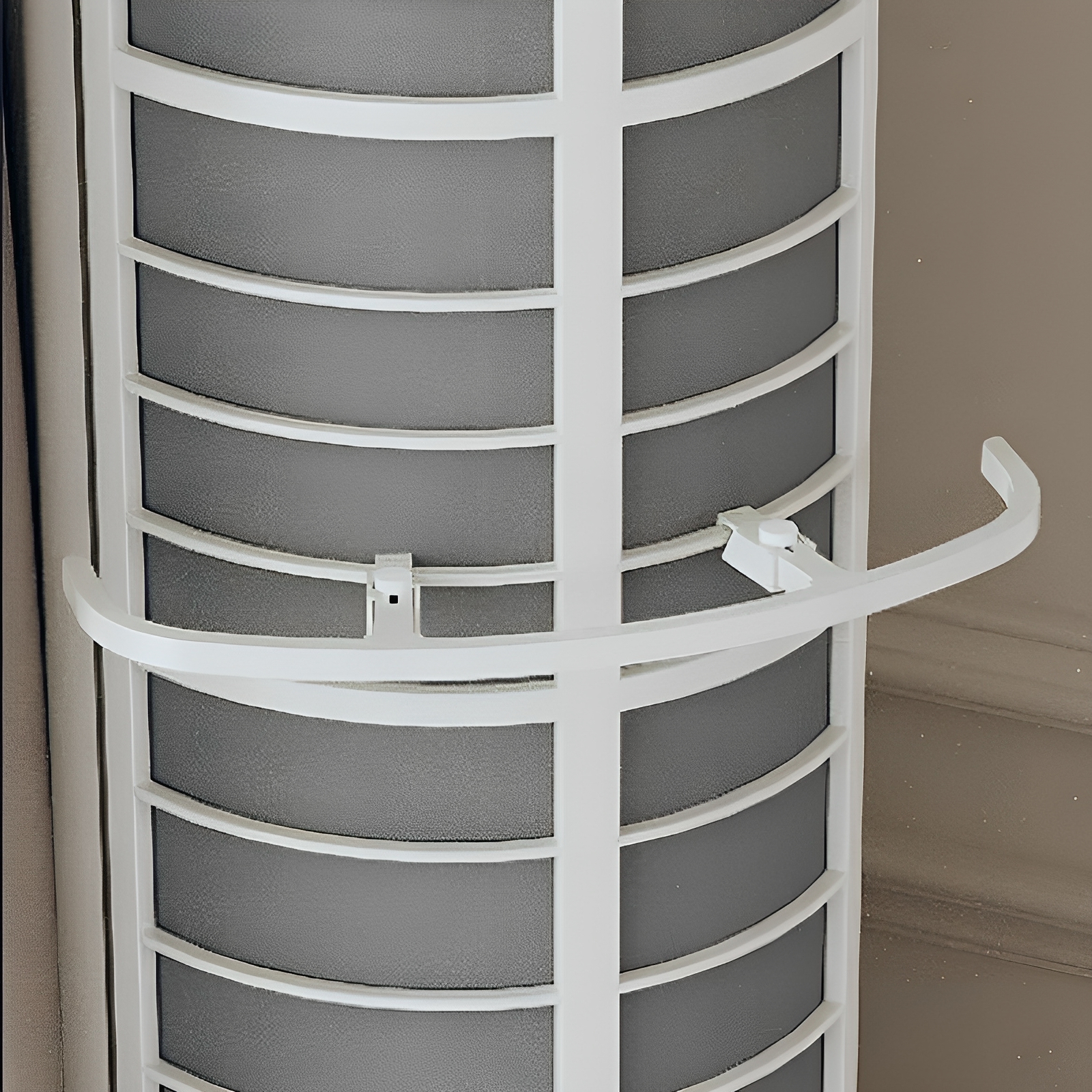 适用美的空调防吸窗帘支架圆柱立式柜机进风口挡板华凌静优风智行