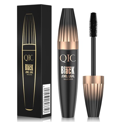 QIC琦妮彩丰盈4D睫毛膏9g纤长浓密卷翘不晕染防水Mascara