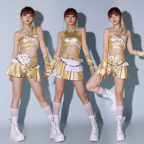 女团啦啦队演出服女套装