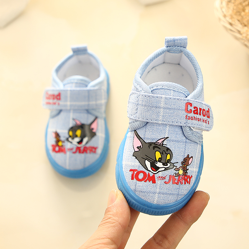 实心底非常软宝宝春秋帆布鞋单鞋男女童鞋婴幼儿软底学步鞋透气布