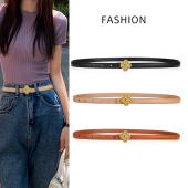 细裤 皮带女真皮裙子腰带时尚 连衣裙2025新款 牛仔裤 带 潮流百搭夏季