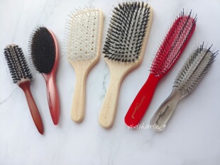 章小蕙推荐 赫格丽木柄舒适猪鬃气囊梳子Hercules 现货店主自留款