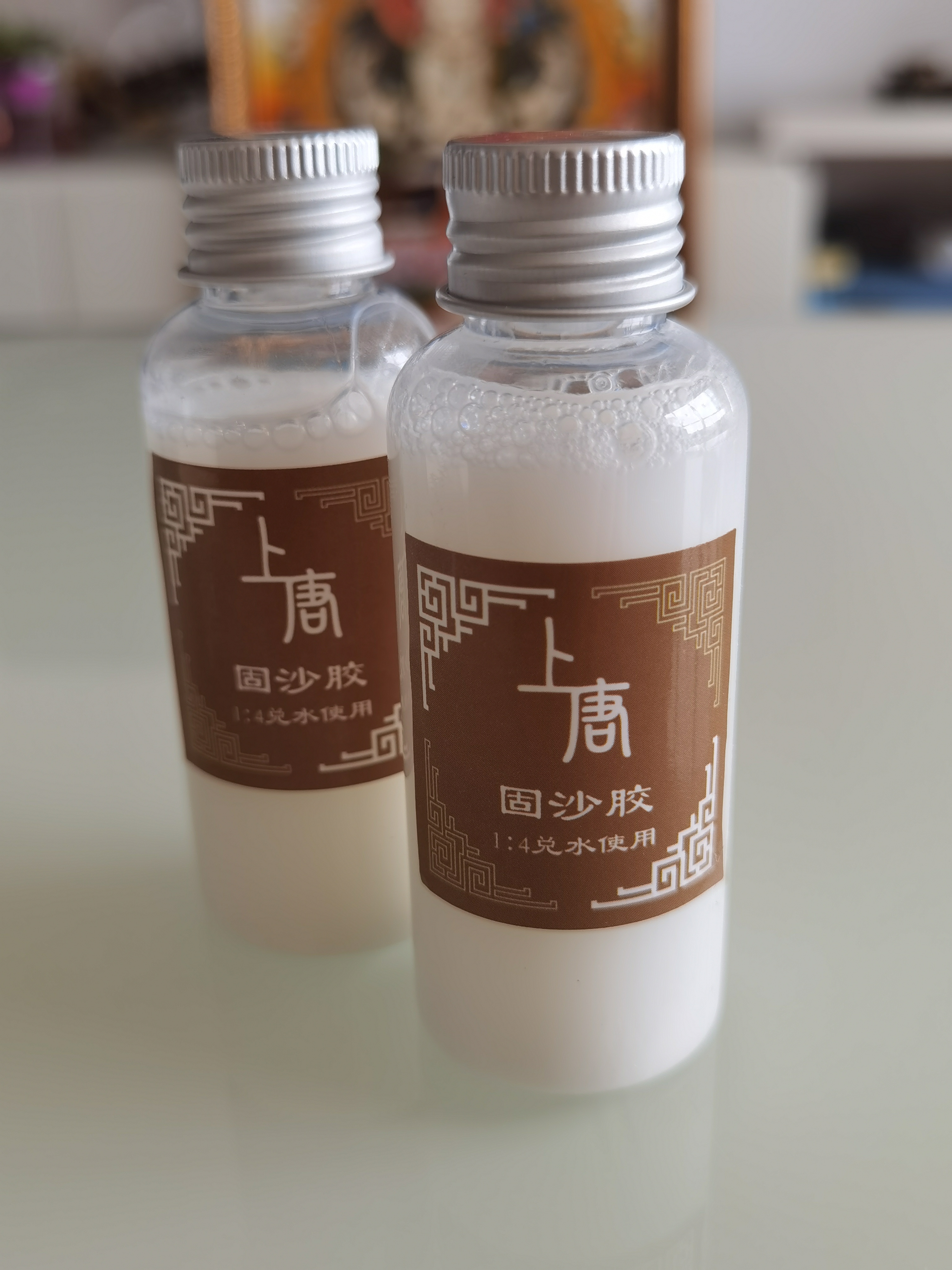 乳白色固沙胶固砂胶景泰蓝掐丝珐