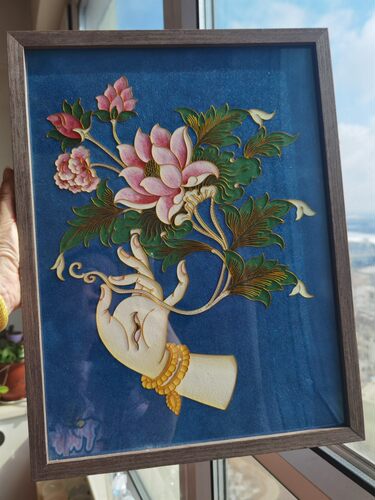 掐丝珐琅套件莲花DIY荷花佛手