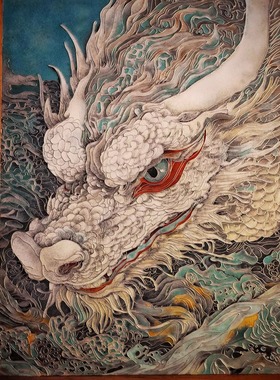 小白龙掐丝珐琅DIY材料包景泰蓝茶盘托盘芳子的三月SY2025311