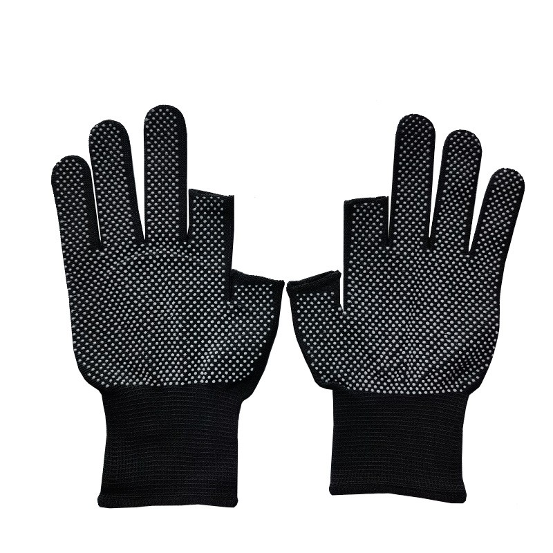 夏季防滑手套耐磨触屏半指男女