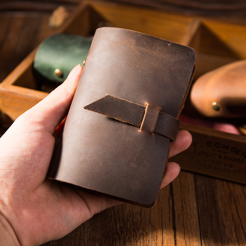 手工复古卡包男士名片夹牛皮女式