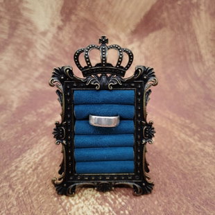 Vintage中古欧洲回流silver老银老手作戒指17号