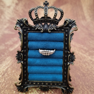 Vintage中古欧洲回流925银老手作戒指11号