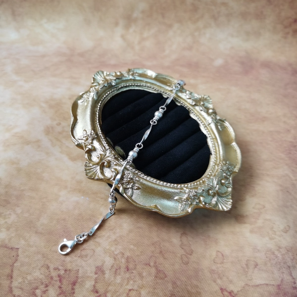 Vintage中古925银素银手链品牌18cm