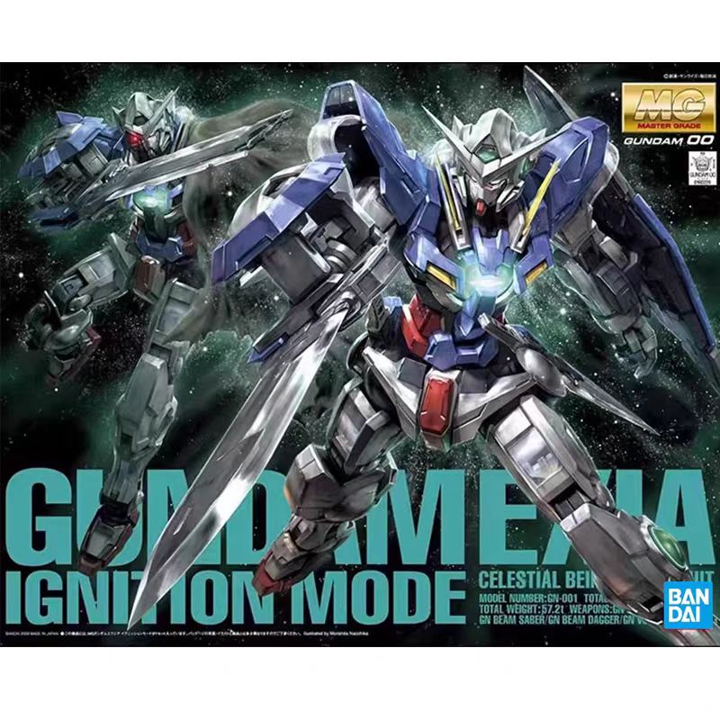 现货 万代 MG 1/100 EXIA 能天使高达 战损 豪华版 拼装模型