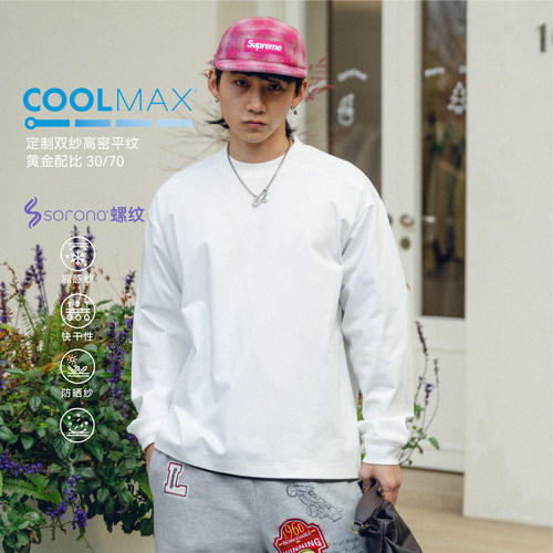 PrintsCrew/COOLMAX重磅长袖T恤