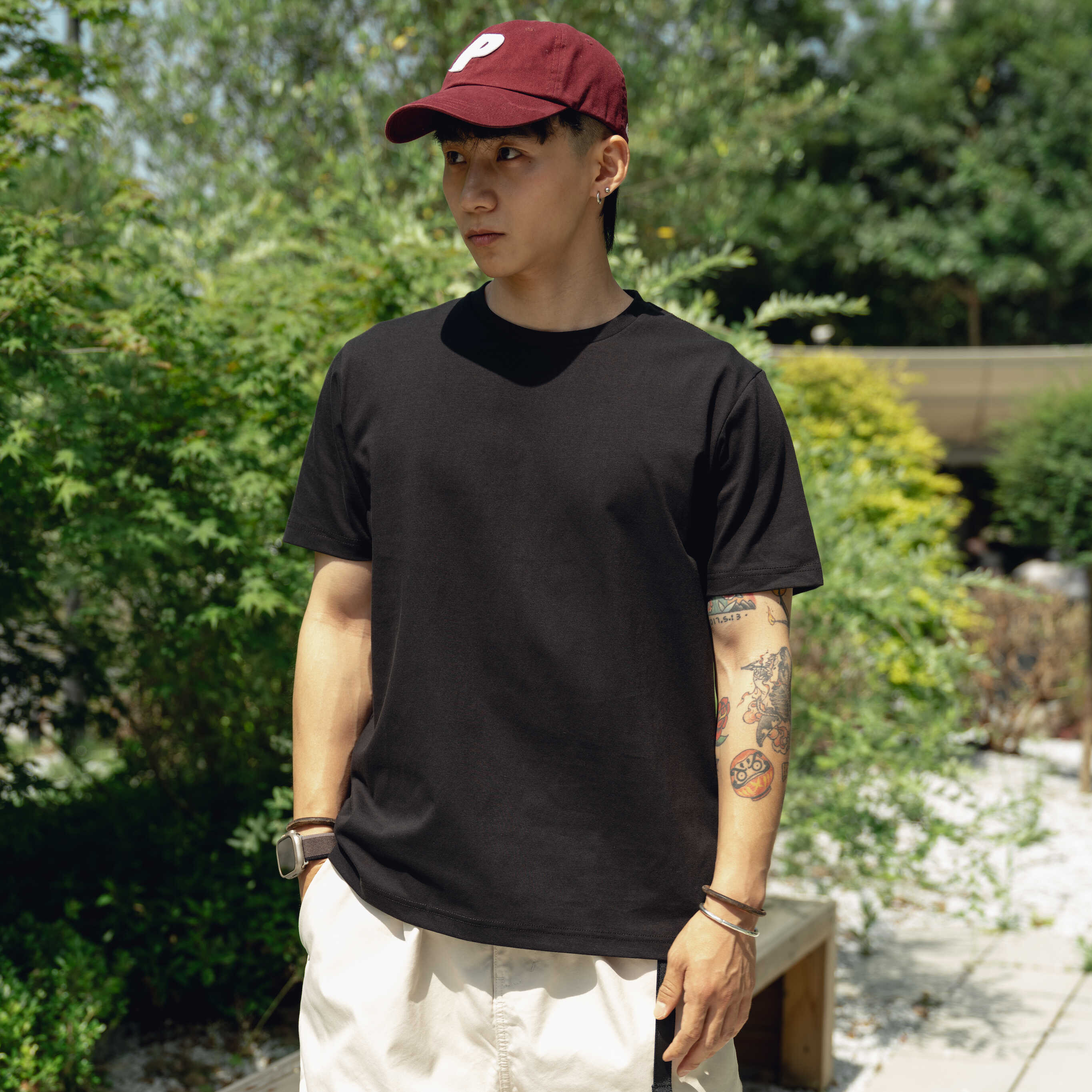 重磅潮牌夏季宽松半袖250g体恤衫