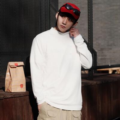 PrintsCrew保暖280克阳离子绒感打底衫基础长袖T恤圆领男士秋冬