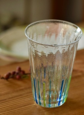 日本coba_luto glass labo小林亮二 手工吹制玻璃玻璃杯不耐热