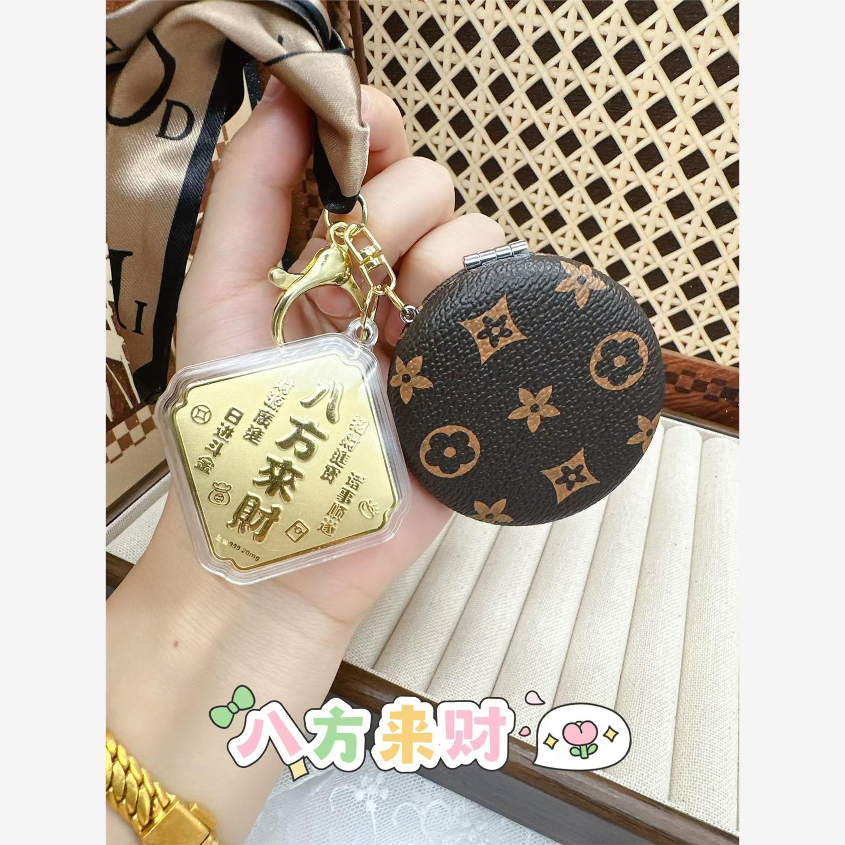 新款包包皮革钥匙扣挂件