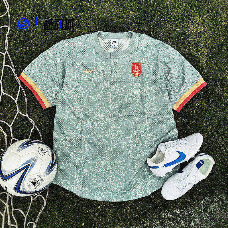 NIKE AUTHENTICS 中国队 男子圆领网眼足球短袖球衣 HF5084-330