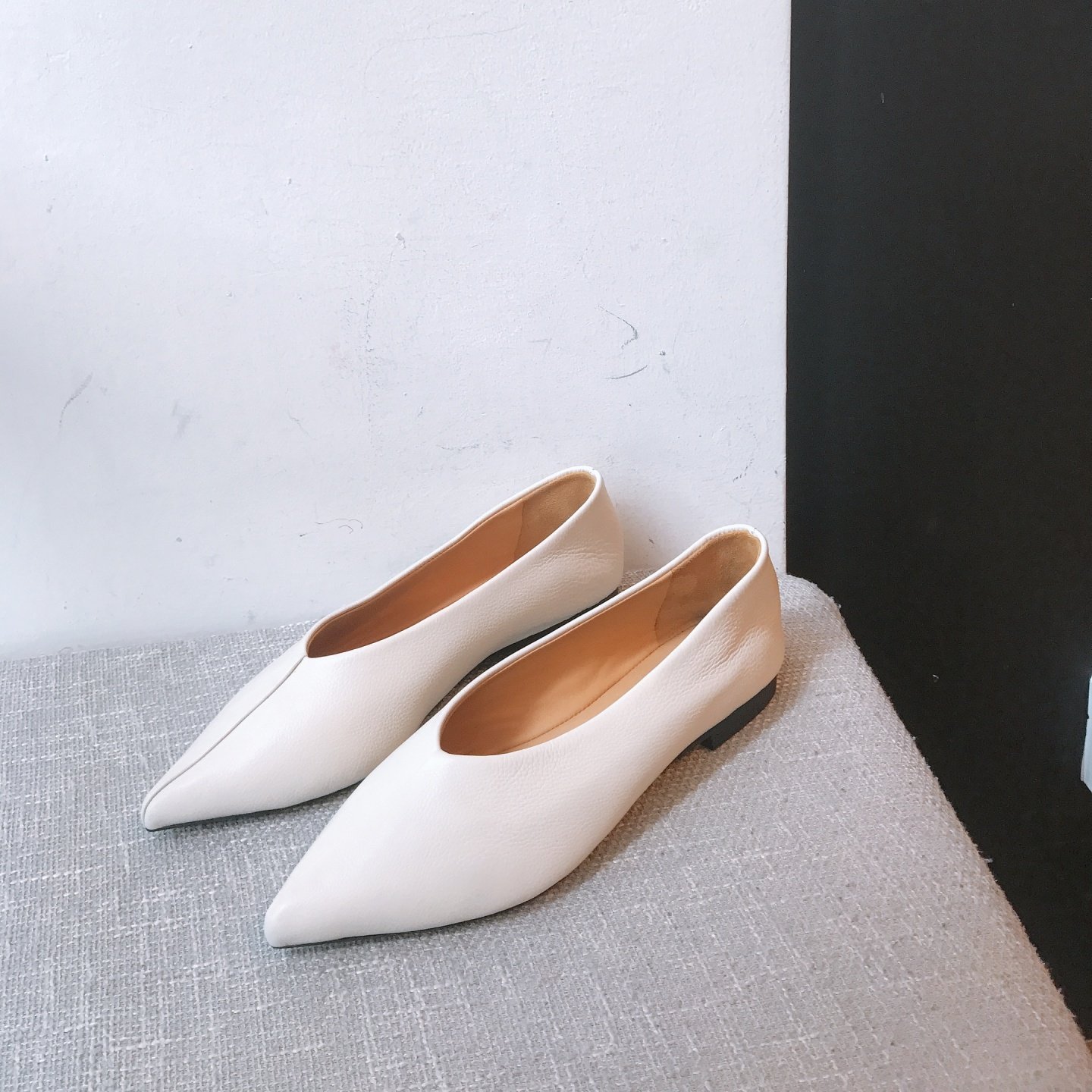 ins氧气感穿搭仙女风白色女巫鞋