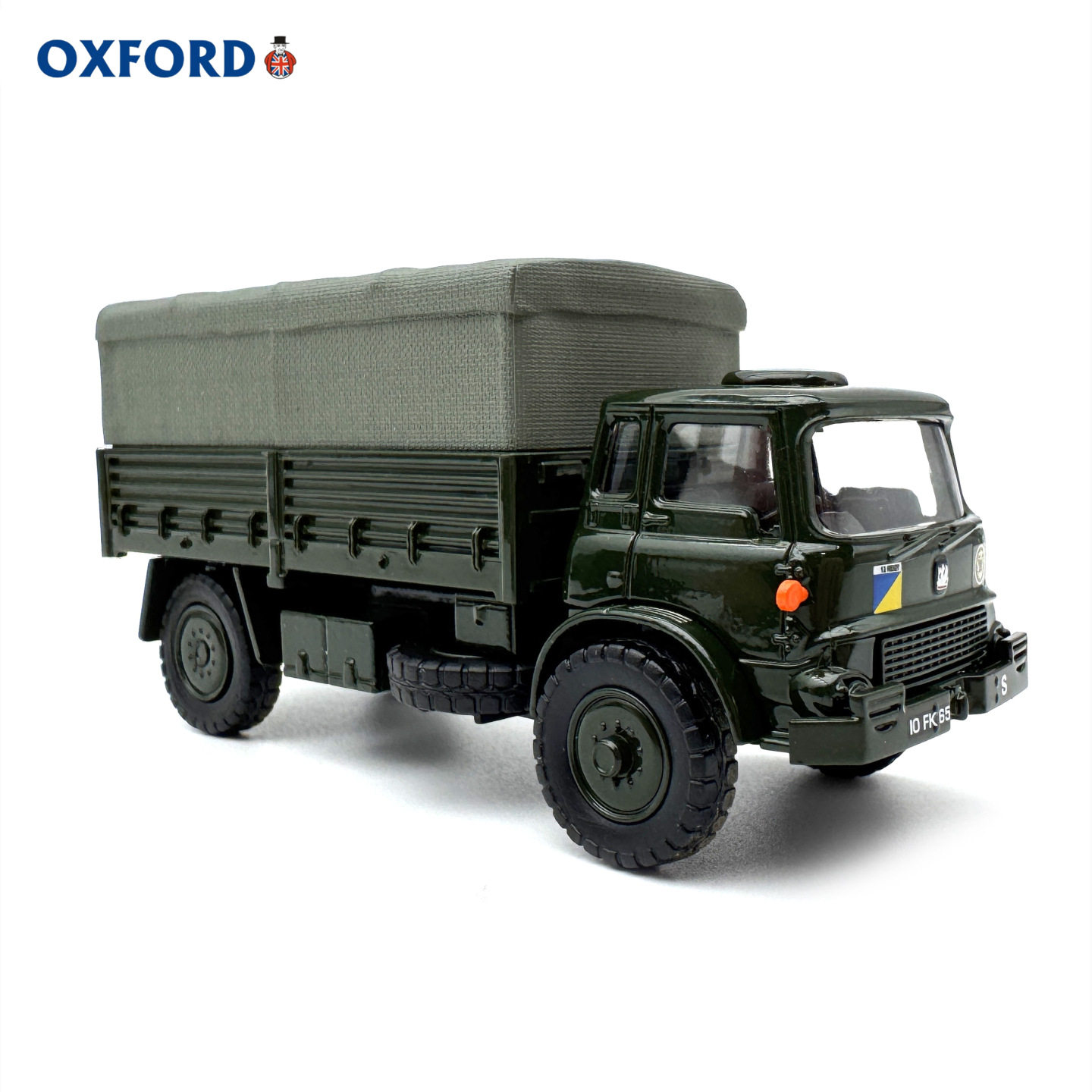 OXFORD牛津1/76贝德福德MK12英国二战军事汽车模型合金收藏摆件