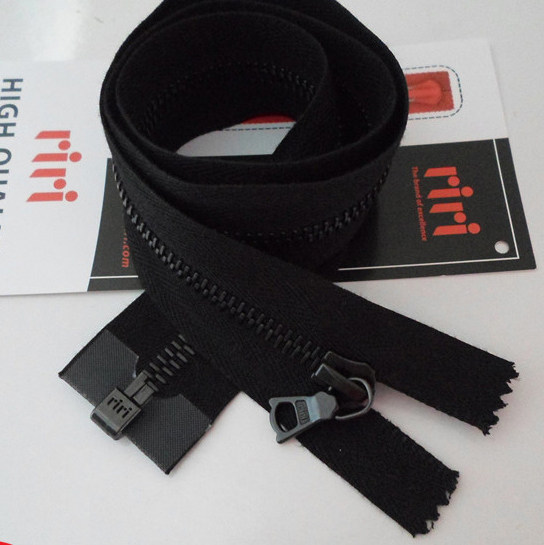 瑞士riri8#拉链 4#黑镍单开黑50-80cm链条 6#金属服装门襟拉锁