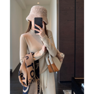 女2025新款 AMR 半高领保暖双面绒打底衫 秋冬搭配神器～圆领