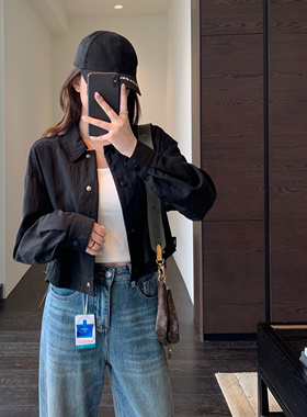 AMR UU◆时髦小短款 含天丝凉感舒适轻薄防晒外套女上衣春夏新款