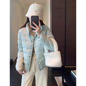 羽绒服女厚短外套秋冬新 高品质三星90白鸭绒立领轻薄款 AMR