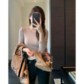 T恤女秋冬新款 口碑款 保暖舒适长袖 高品质天丝羊毛打底衫 AMR