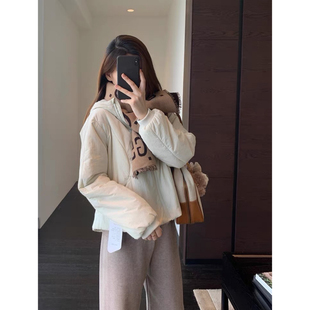 lu家高品质棉服保暖连帽厚外套女上衣秋冬新款 柜上1000 AMR