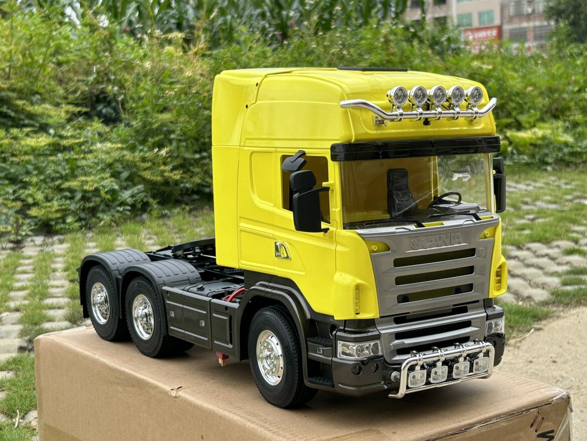 开门款1/14斯堪尼亚拖头驾驶室高顶车壳2轴3轴 4*2 6*4 天成模型